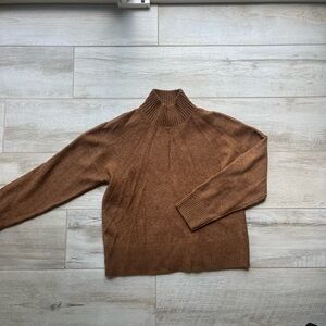 LOFT women’s sweater size L Camel Turtleneck Sweater